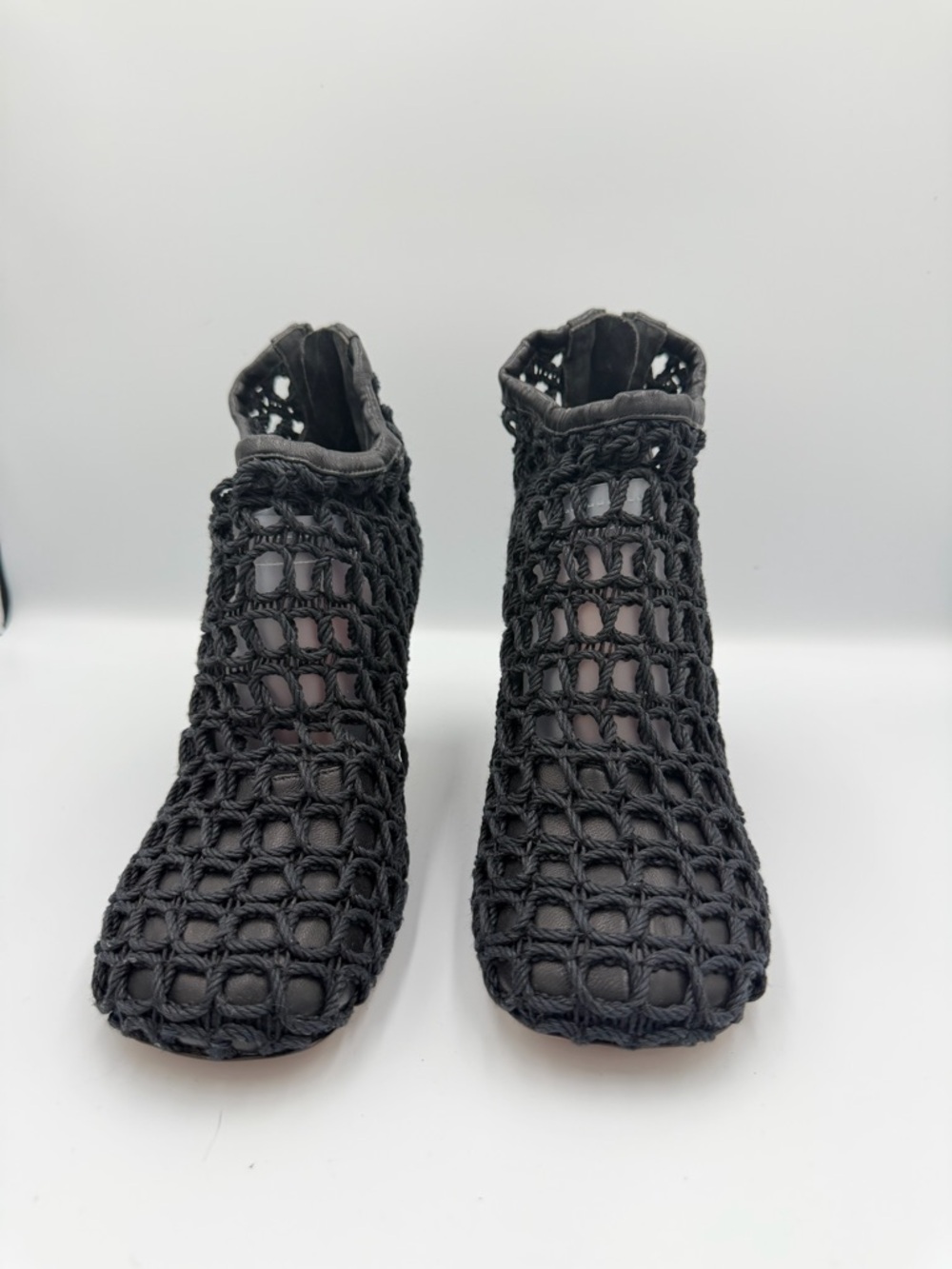 Celine by Phoebe Philo Macramé Netted Ankle Boots - Picture 2 of 8